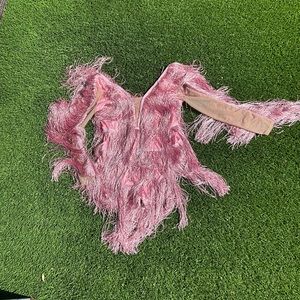 NWT XPLUSWEAR pink shimmer fringe dress (see video for full effect)